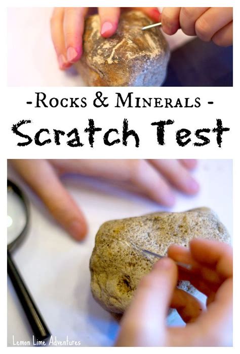 scratch test on rocks|how to test rock hardness.